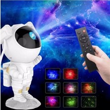 Angelphoto  Astronot LED Galaxy Samanyolu Projektör Lambası Yıldızlı Gökyüzü Gece Lambası
