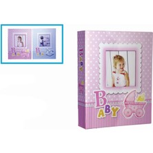 Angelphoto  10X15CM 200’LÜK Pencereli Bebek Fotoğraf Albümü(Pembe)