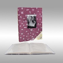 Angelphoto  15X21CM 200'LÜK Ofset Baskılı Desenli Fotoğraf Albümü Fuşya