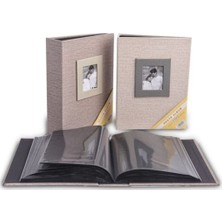 Angelphoto  Fotoğraf Albümü 100'LÜK 15X21 Lüks Koton Albüm (Vizon)
