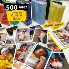 Angelphoto  500 Adet Fotoğraf Baskısı (10X15CM) 5 Adet Albüm