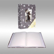 Angelphoto  10X15CM 200'LÜK Ofset Baskılı ve Desenli Fotoğraf Albümü Gri