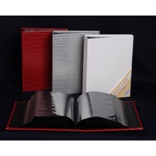 Angelphoto  10X15CM 100'LÜK Vinleks Deri Fotoğraf Albümü(Gri)