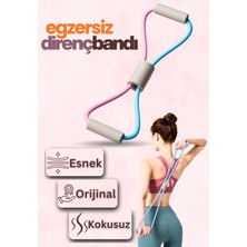 Feyza Design Vücut Şekillendirme Pilates Direnç Lastiği, Kalça ve Yoga Bandı