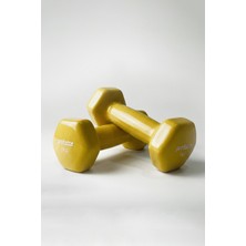 Feyza Design Vinil Kaplı Çelik Döküm Ağırlık Dambıl 1 kg Tek Adet