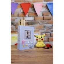 Angelphoto  10X15CM 100’LÜK Pencereli Bebek Fotoğraf Albümü Mavi