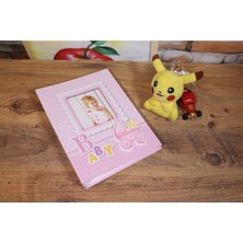 Angelphoto  10X15CM 200’LÜK Pencereli Bebek Fotoğraf Albümü Pembe