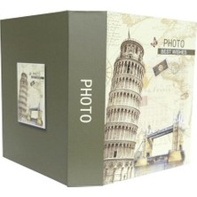 Angelphoto  10X15CM 200 Lük Pisa Kulesi Desenli Fotoğraf Albümü