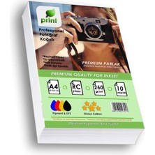 Angelphoto  Epson L3251 Fotoğraf Kağıdı Premium Parlak 260 gr A4 10 Yaprak
