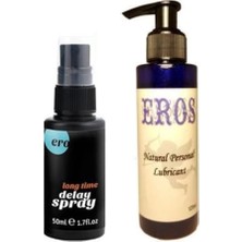 Guzzy Ero Long Time Spray For Men 50ML Erkeklere Özel Sprey Eros 125ML Lubricant Gel