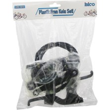 Vice Avm PLASTİK BİSİKLET FREN TAKIMI SET 2PCS FREN KOLU - 1PCS FREN TELİ  - 4PCS FREN MEKANİZMA - PABUÇ (4915) GO-53-vice/(1395) 02320