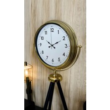 MiraLive Luxury Gold Tripod Ayaklı Saat