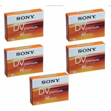 Angelphoto Mini DV Kamera Kaseti 5 Adet Sony DVM 60PR4JE Everday Tipi Yüksek Çözünürlük