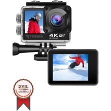 Angelphoto  Ac-04 4K Ultra Hd Wifi Su Geçirmez Aksiyon Kamerası Siyah