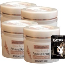 Guzzy Arnavut Kremi 4X100 ml Cilt Renk Açıcı Masaj Bakım Kremi 1 Adet Jel ile