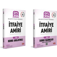Data Yayınları Data 2026 GYS Belediye İtfaiye Amiri 2.grup Konu Anlatımlı Soru B