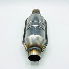 Defne Egzoz Yuvarlak Çifttaş Euro 4 Konvertör Her Araca Uyumlu Universal Konvektör