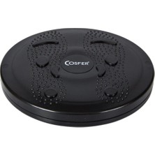 Feyza Design Siyah Cosfer Twister Disc, Bel ve Kalça Egzersiz Aleti, Evde Spor Için