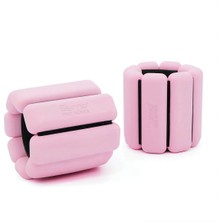 Feyza Design Ayarlanabilir Silikon Bilek Ağırlığı 2X500GR Pembe, Spor ve Egzersiz Aksesuarı