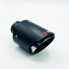 Defne Egzoz Akrapoviç 100 mm Karbon Kaplama Egzoz Ucu Her Araca Uyumlu 100 Lük Akrepoviç Egsoz - Egzos Ucu