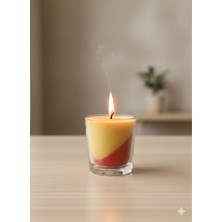 MumKusag Galatasay Tasarım Kokulu Cam Bardak Mum