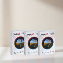 SİMPLEX 10X15 cm (4r) Mat 3'lü Fotoğraf Kağıdı 270 gr - 300 Adet