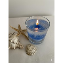 MumKusag Deniz Görünümlü Tasarım Jel Soya Wax Mum
