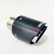 Defne Egzoz Akrapoviç 90 mm Karbon Kaplama Egzoz - Egzos - Egsoz Ucu Tüm Araçlar 90 Lık