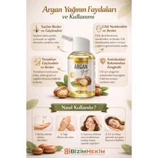 Bizimhekim Argan Yağı 20 ml Saç & Cilt Bakım Yağı