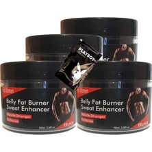Guzzy Belly Fatburner Sweat Enhancer Kadınlar Için Krem 4X100 ml + 1 Adet Jel ile