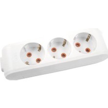 Viko Multiled Üçlü Priz Topraklı Çocuk Korumalı Klemenslibeyaz