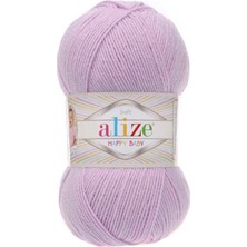 Alize Happy Baby (5 Adet) 27 Lila Rengi El Örgü Ipliği