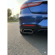 Defne Egzoz 170X70 mm Tekli Krom Kaplama Egzoz Ucu Her Araca Uyumlu Egzos Ucu Egsoz Ucu Egsos Ucu