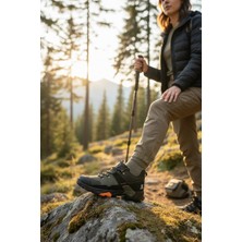 Enoch Erkek Siyah Su Geçirmez Outdoor Trekking ve Dağ Yürüyüş Ayakkabısı