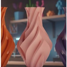 3D Boyuthane Akış Formu – Dekoratif Vazo