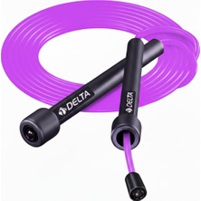 Feyza Design Lila Uzunluğu Ayarlanabilir Atlama Ipi, Sağlıklı ve Eğlenceli Antrenman