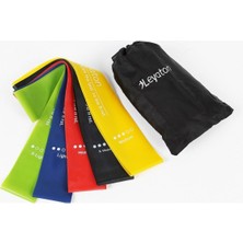 Feyza Design 5'li Kas Güçlendirme ve Germe Egzersiz Bantları Seti