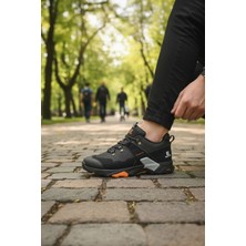 Enoch Erkek Siyah Su Geçirmez Outdoor Trekking ve Dağ Yürüyüş Ayakkabısı