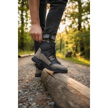 Enoch Erkek Kum Siyah Waterproof Yüksek Bilekli Outdoor Trekking ve Doğa Botu