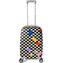 Coral High Dama Desenli Kabin Boy Valiz (50CM) 16560