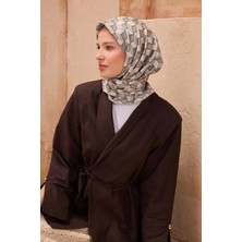 Belli Twill Ipek Eşarp - 4112-01 Taş
