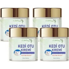 Guzzy Süper Kedi Otu Kremi 50 ml 4 Adet Kafur Ağacı Yağı Içerikli Rahatlatıcı Krem