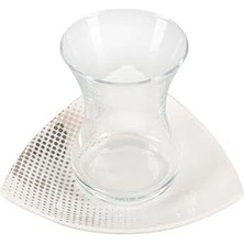 Porland Dots 4 Parça 2 Kişilik Çay Takımı