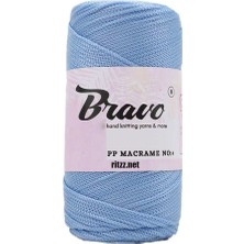 Bravo Boho Polyester Makrome 220 Bebe Mavi