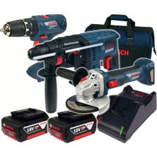 Bosch Gbh 180-LI Gsr 180-LI Gws 18V-8 2x4 ,0AH