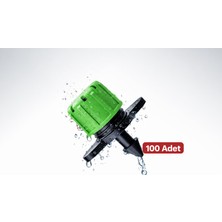 0–140 L/s Ayarlanabilir Damla Sulama Damlatıcısı (100 Adet)