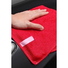 Gampus Universal Parlak Doku 4lü Mikrofiber 40X40CM Temizlik Bezi Araç Yıkama Bezi