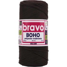Bravo Boho Polyester Makrome 210 Koyu Kahve