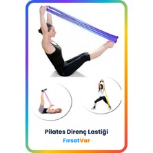 Feyza Design Esneme ve Isınma Için Orta Sertlikte Pilates ve Aerobik Direnç Lastiği