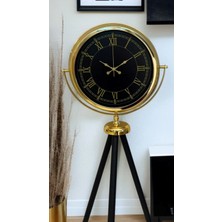 MiraLive Ihtişam Gold Tripod Ayaklı Saat